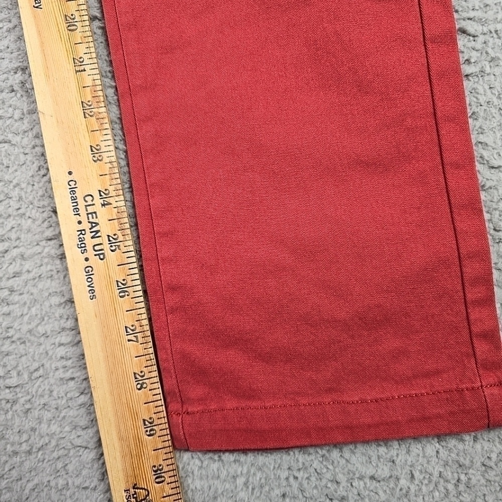 Old Navy Ultimate Slim Built In Flex Red Women's Pants Size 32 X 30 - Picture 9 of 16